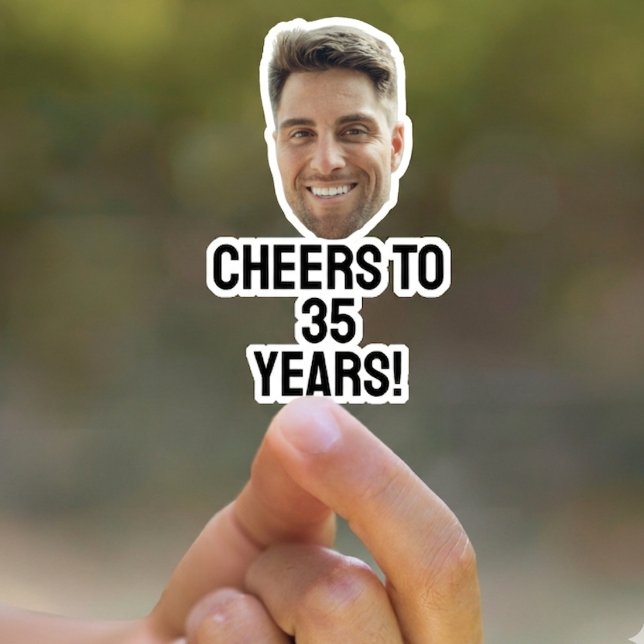 Autocollants de visage d'anniversaire pour les inv (Créateur téléchargé)
