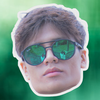 Autocollants de visage personnalisés, Autocollants