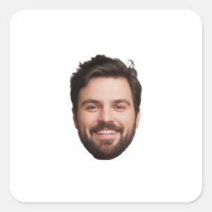 Autocollants de visage personnalisés étanches pour