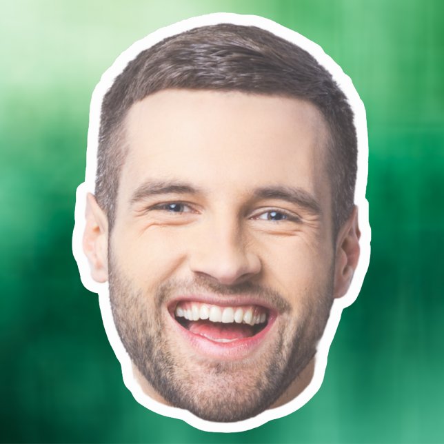 Autocollants de visage personnalisés, Photo de vis (Créateur téléchargé)