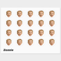 Autocollants de visage personnalisés Photo de visa