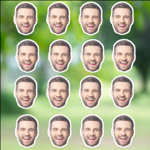 Autocollants de visage personnalisés Photo de visa