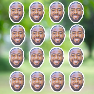 Autocollants de visage personnalisés Photo de visa