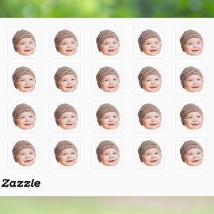Autocollants de visage personnalisés Photo de visa
