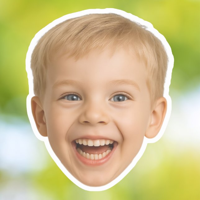 Autocollants de visage personnalisés Photo de visa (Créateur téléchargé)