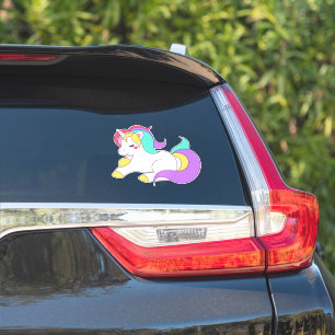 Autocollants de voiture Cute Unicorn