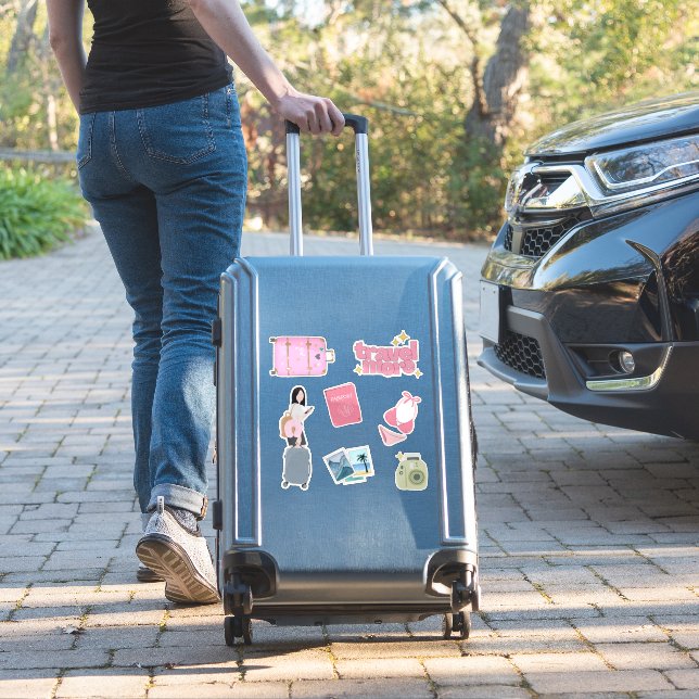 Autocollants de voyage pour amateurs de voyage  (Valise Insitu)