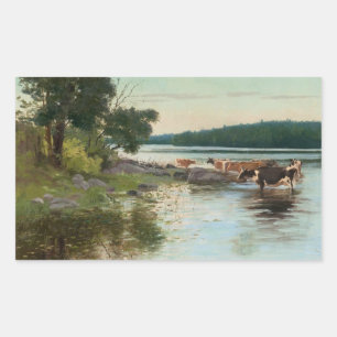 Autocollants de vue sur le lac de Keinänen