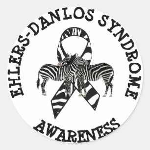AUTOCOLLANTS de zèbre d'EDS de syndrome