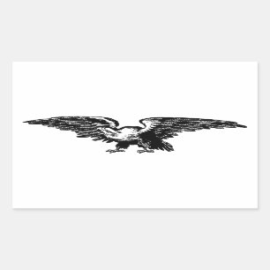 Autocollants d'Eagle chauve d'illustration de