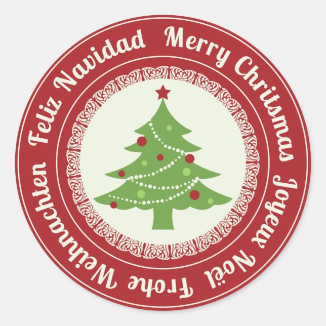 autocollants d'échange de biscuits de Noël (Devant)