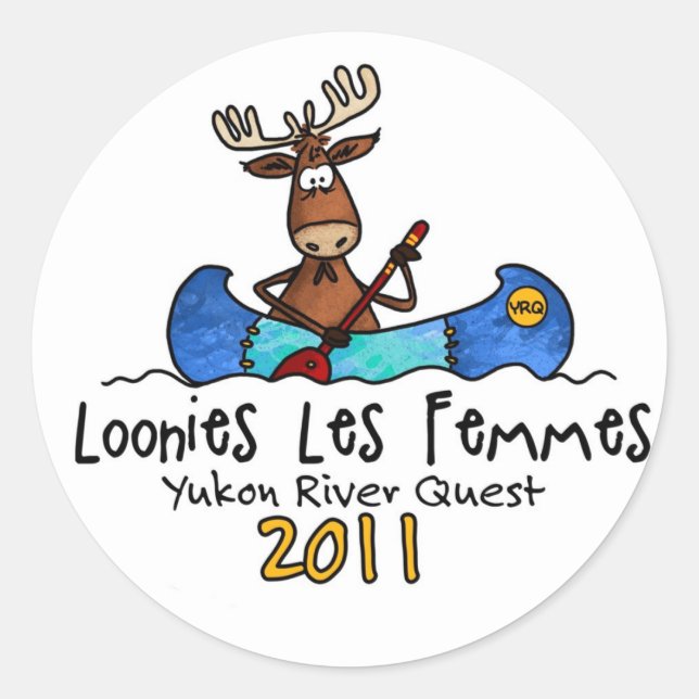 Autocollants des femmes YRQ de les de Loonies (Devant)
