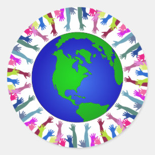 Autocollants des gens de la Terre