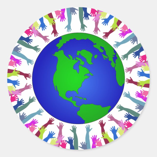 Autocollants des gens de la Terre (Devant)