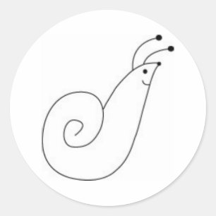 Autocollants d'escargot