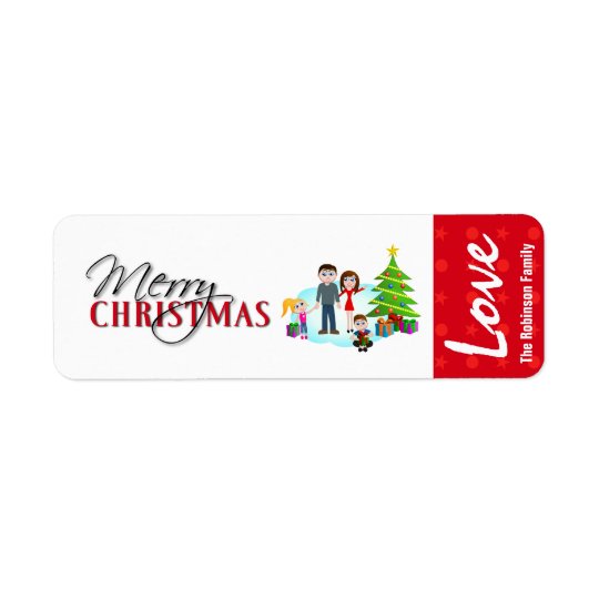 Autocollants d'étiquette de cadeau de Noël