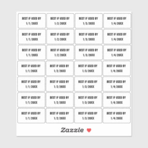 Autocollants d'étiquette d'emballage « Meilleur si