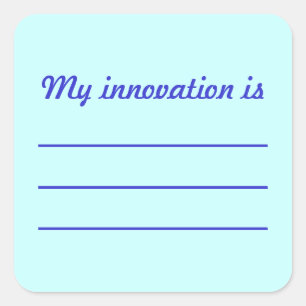 Autocollants d'idée d'innovation