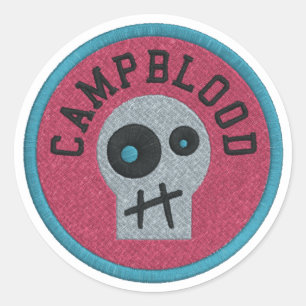 Autocollants d'insigne du mérite de CampBlood