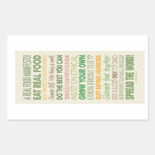 Autocollants d'inspiration de nourriture