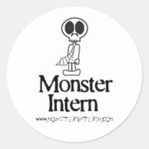 Autocollants d'interne de monstre