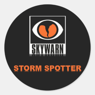 Autocollants d'observateur de tempête de SKYWARN