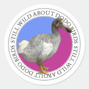 Autocollants d'oiseau de dronte
