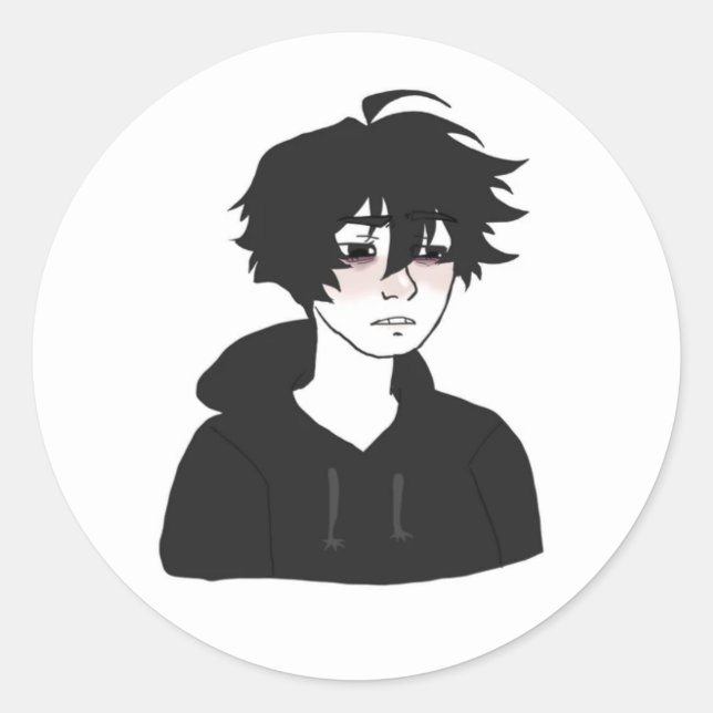 Autocollants Doomer boy wojak (Devant)