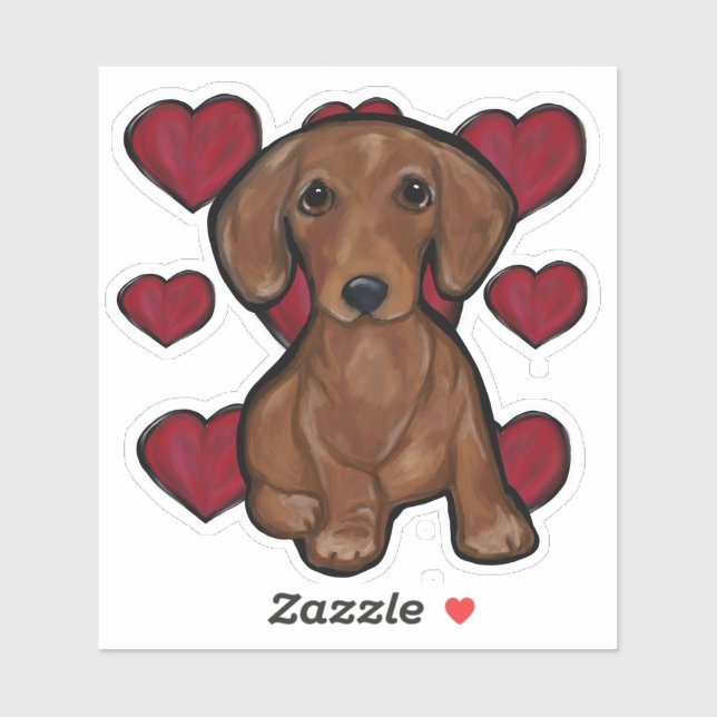 Autocollants Doxie (Feuille)