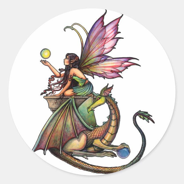 Autocollants Dragon des Orbes Fée Dragon (Devant)