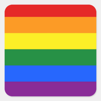 Autocollants Drapeau Arc-en-ciel