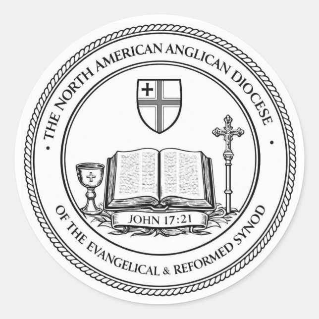 Autocollants du diocèse anglican du synode E&R (Devant)