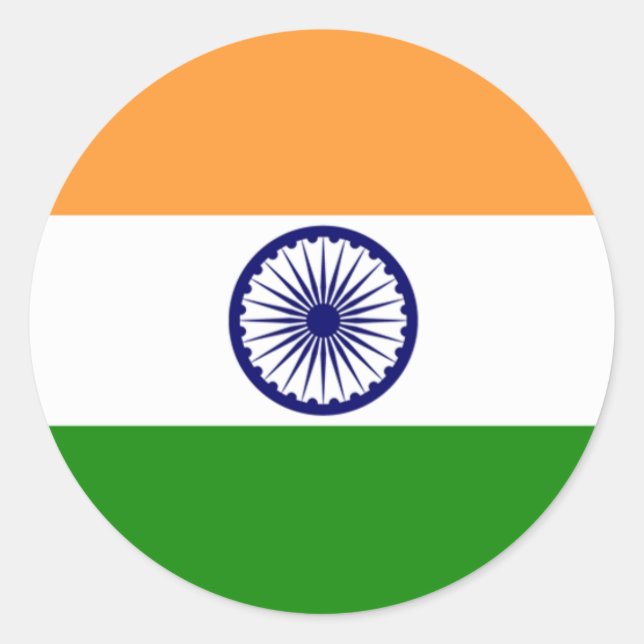 Autocollants du drapeau indien (Devant)