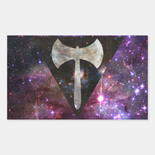 Autocollants du drapeau nébuleux en labrador lesbi