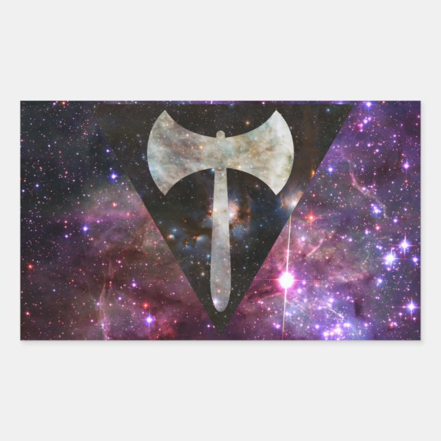 Autocollants du drapeau nébuleux en labrador lesbi (Devant)