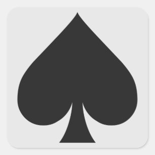 Autocollants du lecteur de carte - Spade