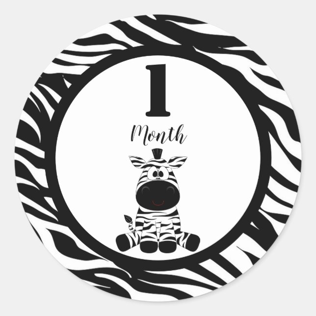 Autocollants du mois de bébé (Devant)