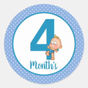Autocollants du mois de bébé