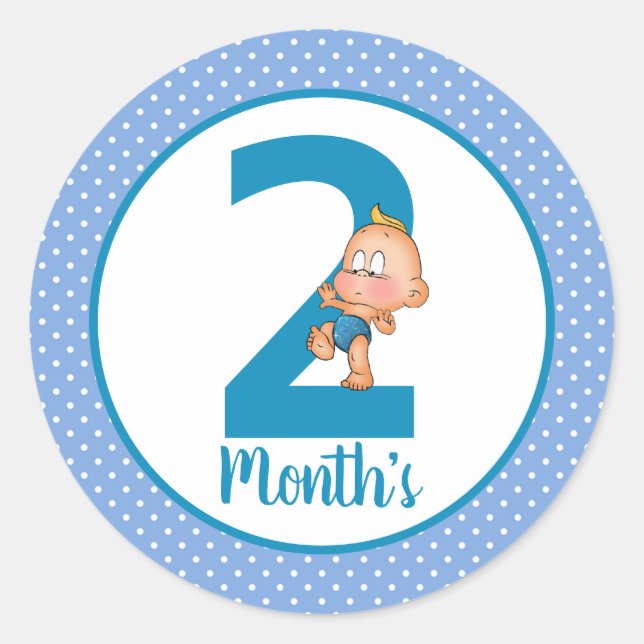 Autocollants du mois de bébé (Devant)