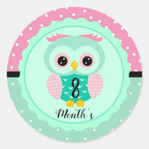 Autocollants du mois de bébé
