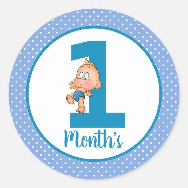Autocollants du mois de bébé (Devant)