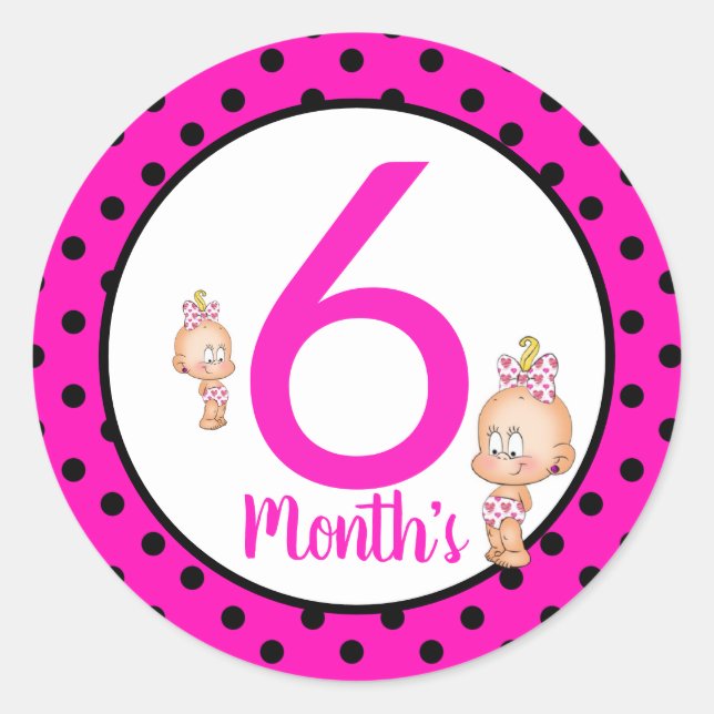 Autocollants du mois de bébé (Devant)