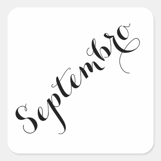 Autocollants du mois en espéranto - Septembro (sep (Devant)