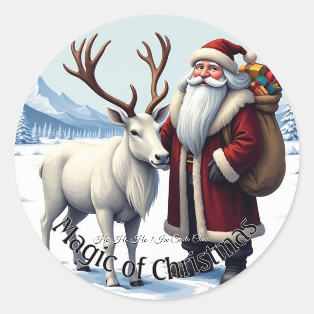 Autocollants du Père Noël (Devant)