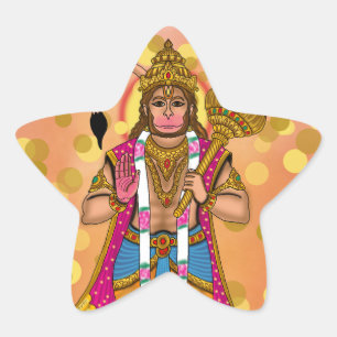 Autocollants du Seigneur Hanuman
