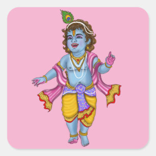 Autocollants du Seigneur Krishna