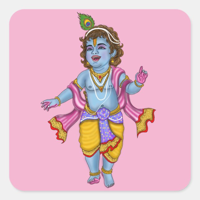 Autocollants du Seigneur Krishna (Devant)