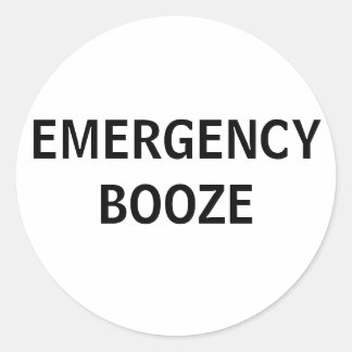 Autocollants d'urgence Booze