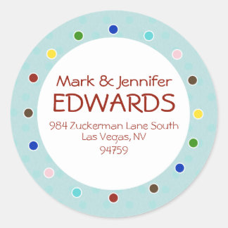 Autocollants Edwards Return Address