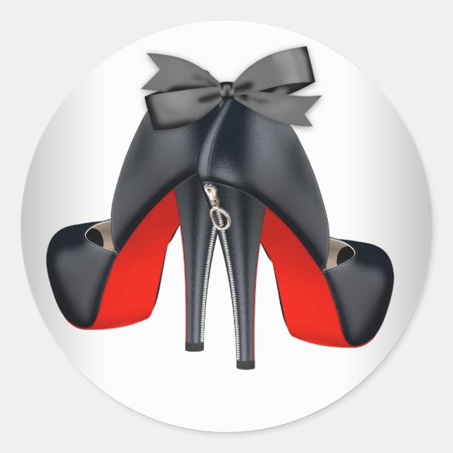 Autocollants élégants de chaussures à talons hauts (Devant)